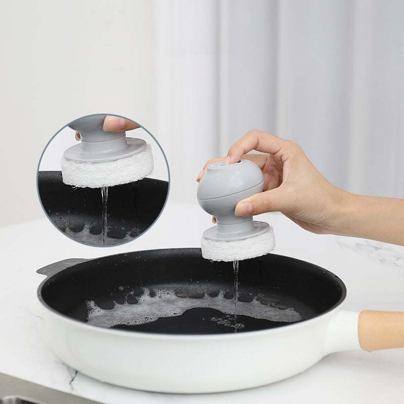 Refillable Scrubber for Pans & Bowls